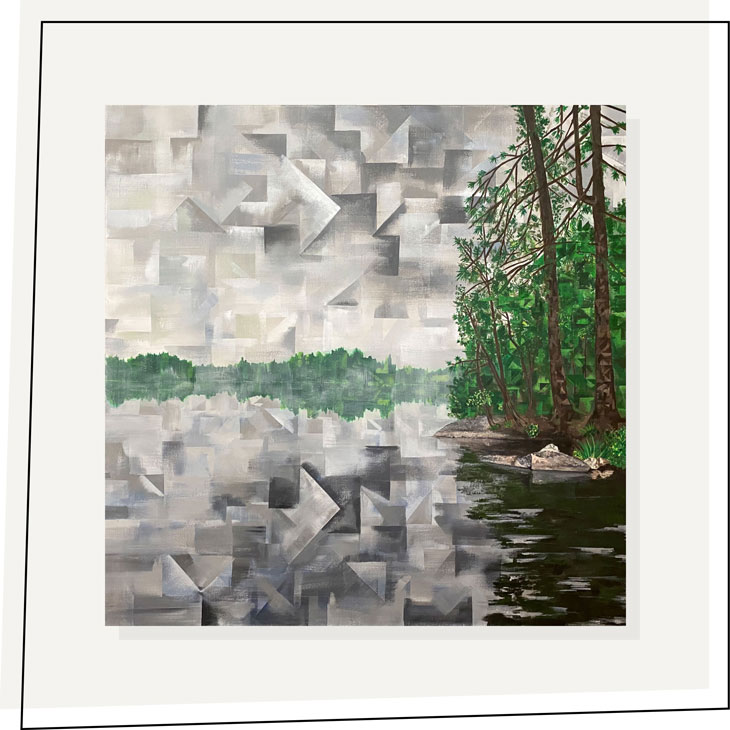 Thunder Through the Pines---Shaina-Hardie-Art---36x36---2020